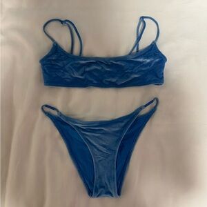 Triangl Swimwear Vibrant Velvet Blue Bikini